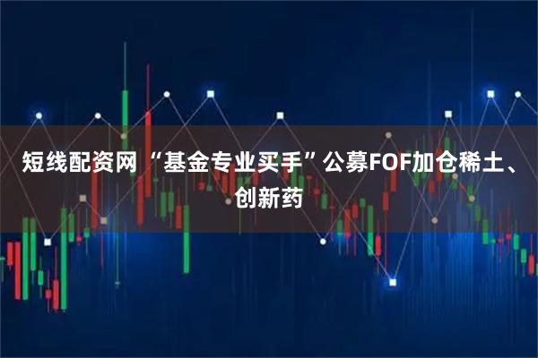 短线配资网 “基金专业买手”公募FOF加仓稀土、创新药