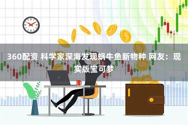 360配资 科学家深海发现蜗牛鱼新物种 网友：现实版宝可梦